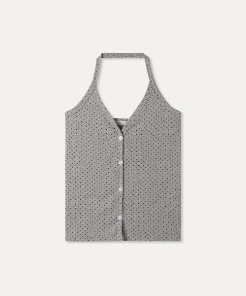 MIXXO MIXXO T-Shirt Halter Button Sleeveless
