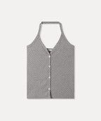 MIXXO MIXXO T-Shirt Halter Button Sleeveless