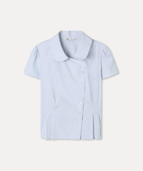 MIXXO MIXXO Shirt Round Collar Striped (C)