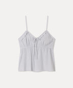 MIXXO MIXXO Ribbon Frill Tank Top Blouse