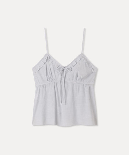 MIXXO MIXXO Ribbon Frill Tank Top Blouse