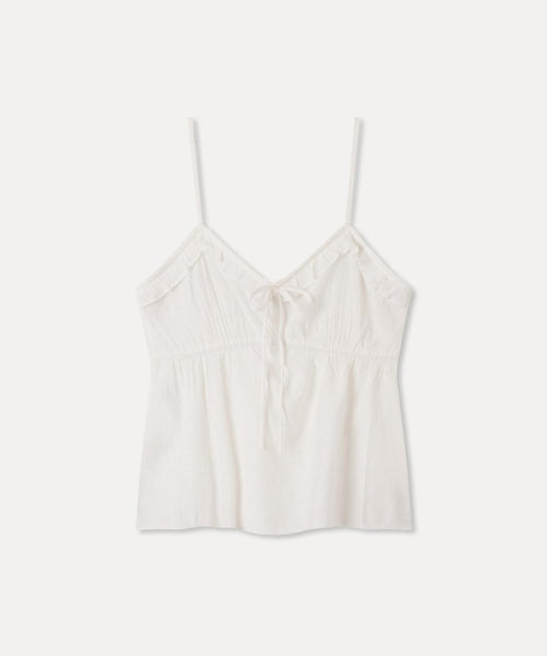 MIXXO MIXXO Ribbon Frill Tank Top Blouse