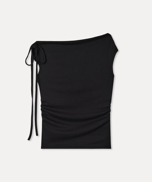 MIXXO MIXXO Cap Sleeve Tie T-Shirt S