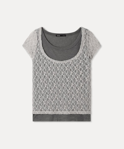 MIXXO MIXXO T-Shirt Lace Layered C