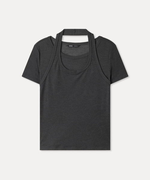 MIXXO MIXXO T-Shirt Halterneck See-Through