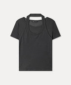 MIXXO MIXXO T-Shirt Halterneck See-Through