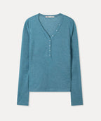 MIXXO MIXXO Button-up See-through Long-sleeved T-Shirt C