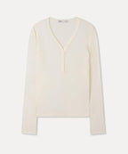 MIXXO MIXXO Button-up See-through Long-sleeved T-Shirt C