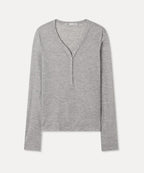 MIXXO MIXXO Button-up See-through Long-sleeved T-Shirt C