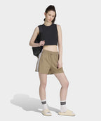 ADIDAS ADIDAS Essential 3-Stripe Lifestyle Woven Short Pants - Khaki