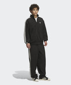 ADIDAS ADIDAS Skateboarding Vintage Super Firebird Track Top - Black: Cream White