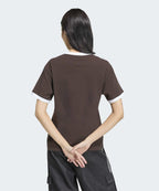 ADIDAS ADIDAS 3-Stripe T-shirt - Aura Coffee
