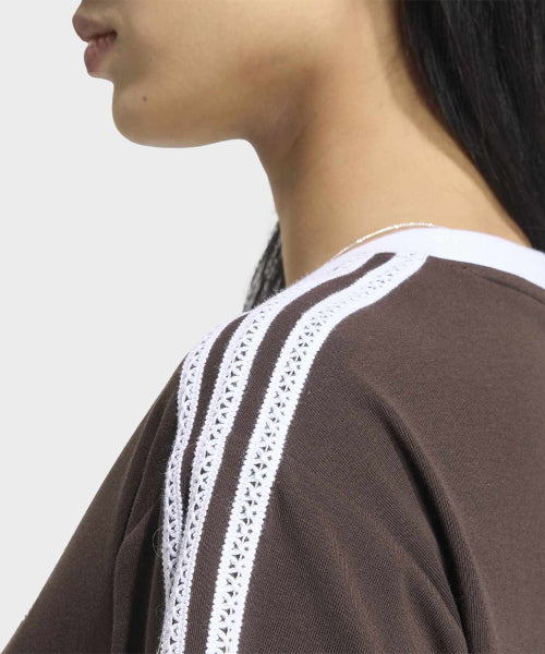 ADIDAS ADIDAS 3-Stripe T-shirt - Aura Coffee