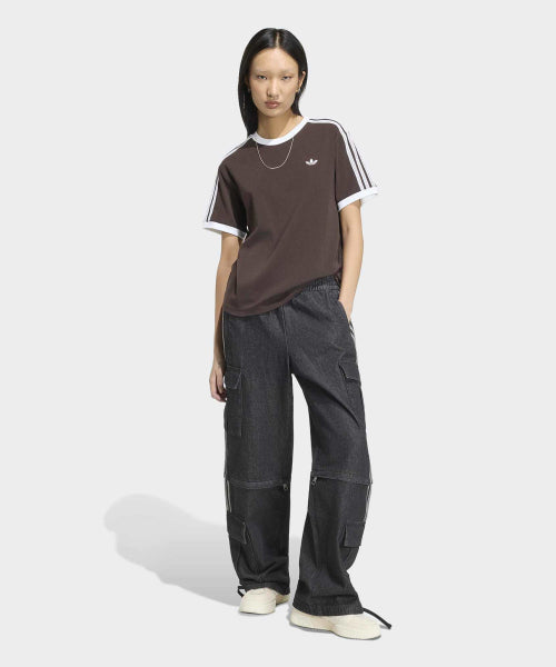 ADIDAS ADIDAS 3-Stripe T-shirt - Aura Coffee