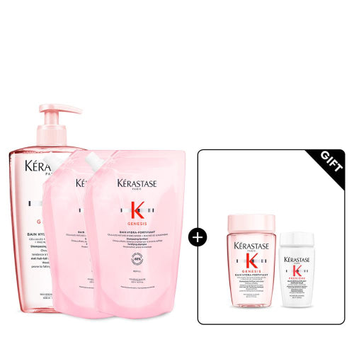 KERASTASE Bang Genesis Sprout Shampoo 1.5L Set (+Bang Genesis 30ml+Sueng Genesis 75ml)