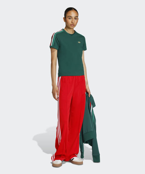 ADIDAS ADIDAS 3-Stripe Slim T-shirt - Dark Green