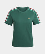 ADIDAS ADIDAS 3-Stripe Slim T-shirt - Dark Green