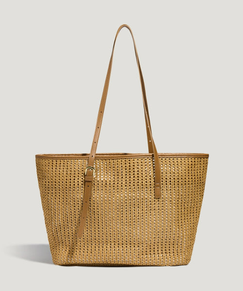 ADIDAS ADIDAS Crochet Tote Bag - Brown