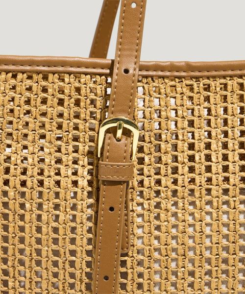 ADIDAS ADIDAS Crochet Tote Bag - Brown