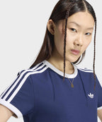 ADIDAS ADIDAS 3-Stripe Slim T-shirt - Night Indigo