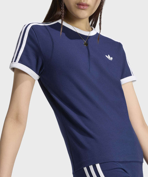 ADIDAS ADIDAS 3-Stripe Slim T-shirt - Night Indigo
