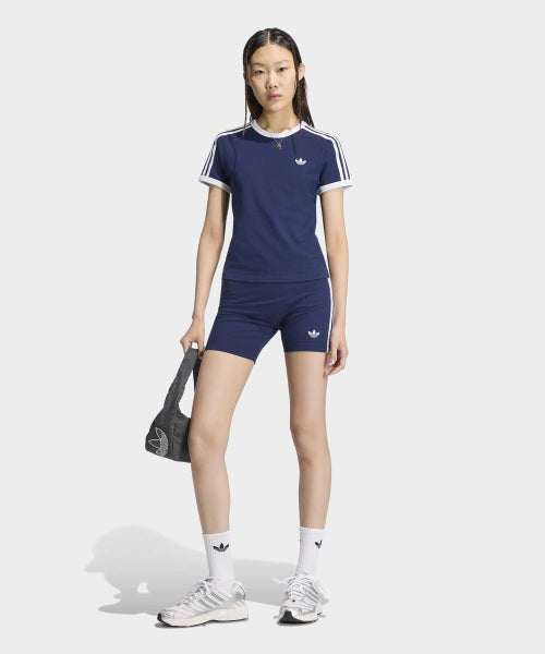 ADIDAS ADIDAS 3-Stripe Slim T-shirt - Night Indigo
