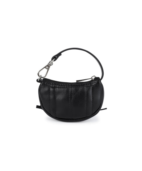 MATIN KIM MATIN KIM Half Shirring Ribbon Charm in Black
