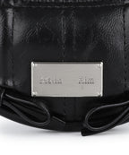 MATIN KIM MATIN KIM Half Shirring Ribbon Charm in Black