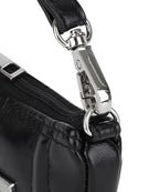 MATIN KIM MATIN KIM Half Shirring Ribbon Charm in Black