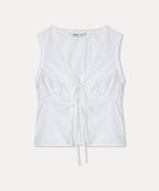 MIXXO MIXXO V-neck Lace Bustier T-Shirt