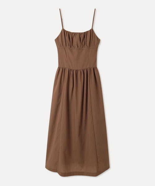 MIXXO MIXXO Shirring Tank Top Long Dress (Size S/C)