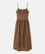 MIXXO MIXXO Shirring Tank Top Long Dress (Size S/C)