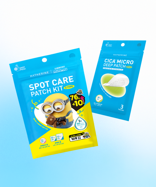 HATHERINE [Minions Edition/SET] Spot Patch Kit (AD) 86 sheets + Micro Deep Patch 9 sheets