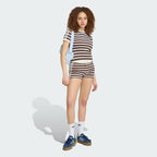 ADIDAS Summer Glow Slim Stripe Tee - Stylish Comfort