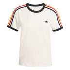 ADIDAS ADIDAS 3-Stripe Slim Tee - White