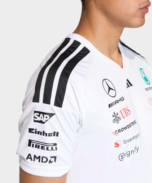ADIDAS ADIDAS Mercedes AMG Petronas Formula 1 Team Driver Jersey - White