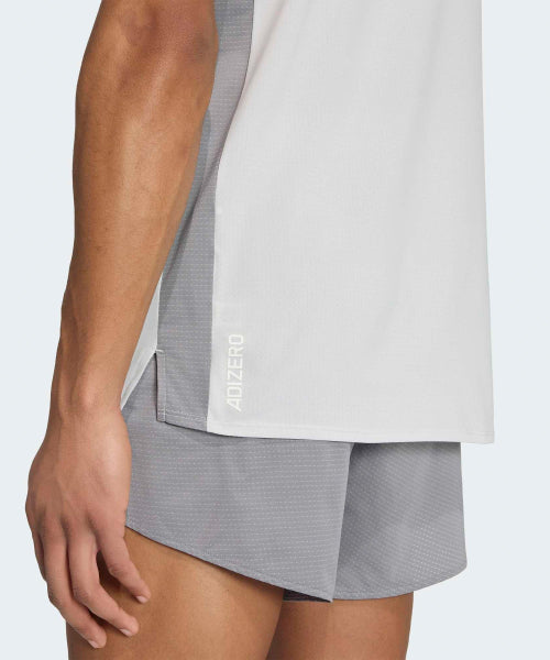 ADIDAS ADIDAS Adizero Archive Running T-Shirt - Gray