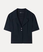 MIXXO MIXXO Cropped Jacket with Belt