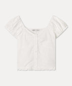MIXXO MIXXO Eyelet Frill Blouse S