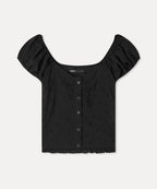 MIXXO MIXXO Eyelet Frill Blouse S