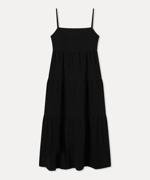 MIXXO MIXXO Tiered Tank Top Long Dress