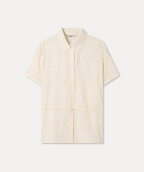 MIXXO MIXXO Shirt Belted Short-Sleeved