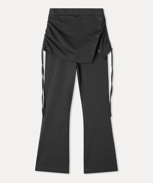 MIXXO MIXXO Layered Semi-Boot Cut Pants S