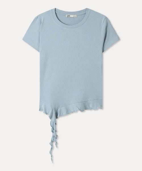 MIXXO MIXXO T-Shirt Ruffled Short-Sleeved