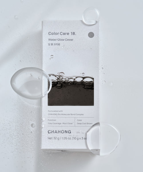 CHAHONG (Hypoallergenic salon water dyeing) Water Glow Cover Deep Cool Brown