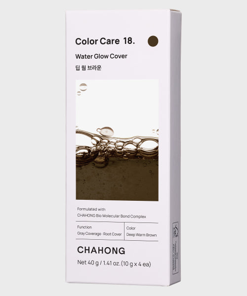 CHAHONG (Hypoallergenic salon water dyeing) Water Glow Cover Deep Warm Brown Refill