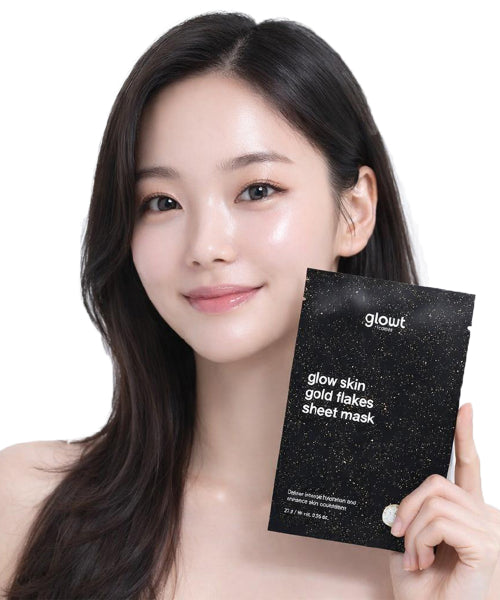 GLOSS&GLOW GLOSS&GLOW Glow Skin Gold Flake Sheet Mask 1P