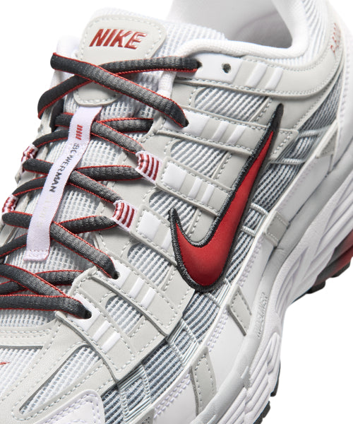 NIKE NIKE Sneakers P-6000 M - White:Pure Platinum:Wolf Gray:Dune Red