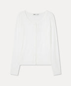 MIXXO MIXXO Crochet See-Through Long Sleeve Cardigan S