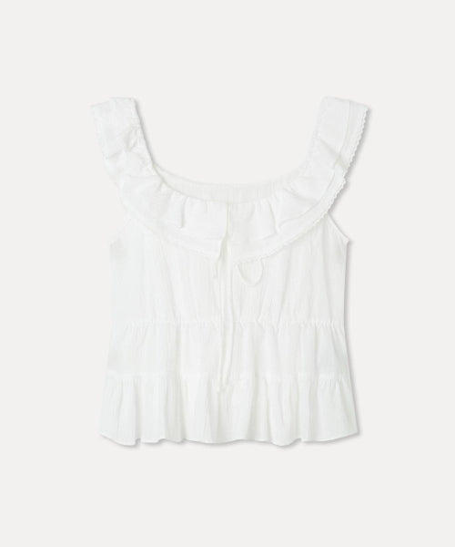 MIXXO MIXXO Tiered Tank Top Blouse